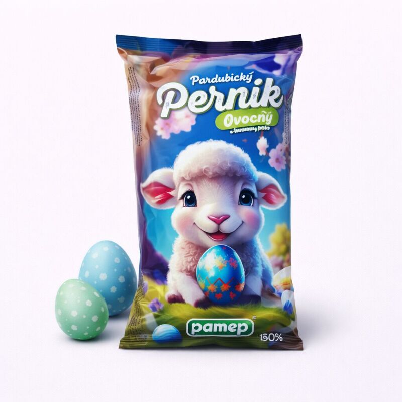 Pardubický perník-ovocný velikonoční s polevou 60 g  1 ks (Náhodný obrázek)